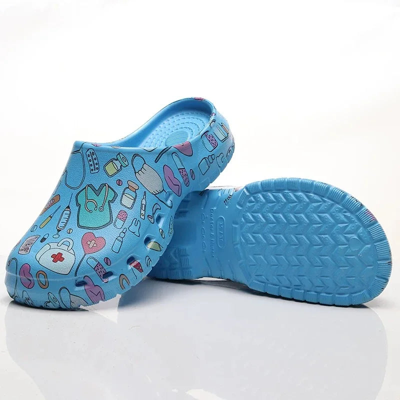 Doodled Clogs