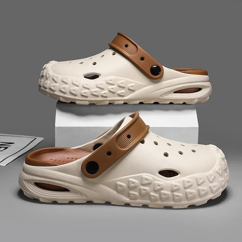 Taupe Trek Clogs