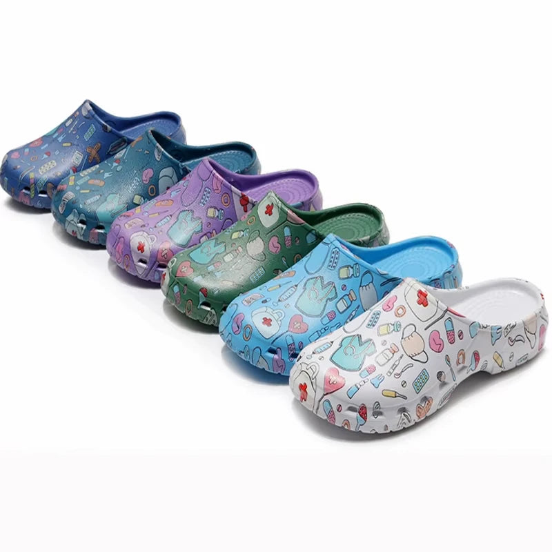 Doodled Clogs