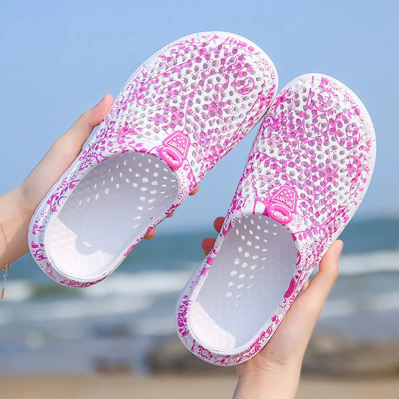 Pink Petal Clogs