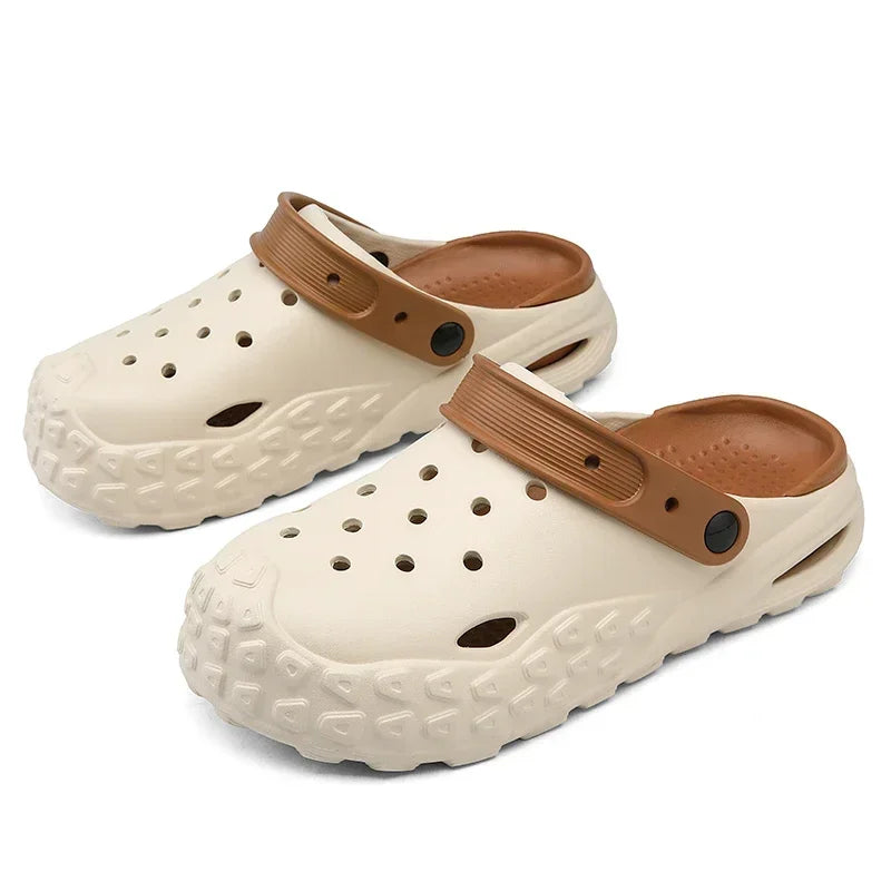 Taupe Trek Clogs
