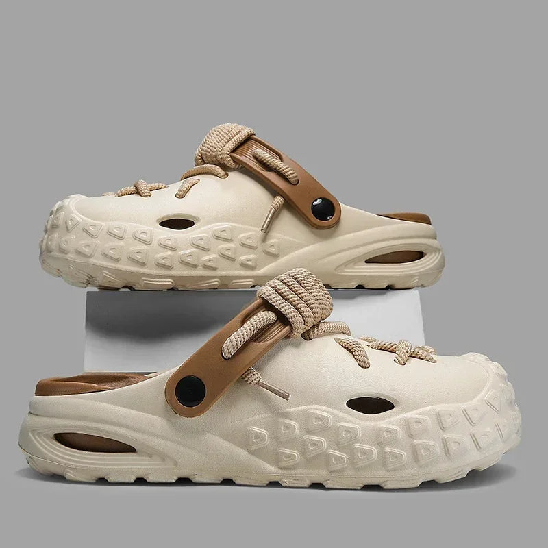 Taupe Trek Clogs